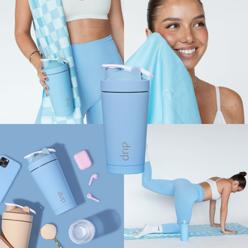 Blue Crush Bundle | Protein Shaker & Premium Gym Towel