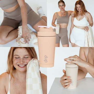 Velvet Sand Bundle | Protein Shaker & Premium Gym Towel