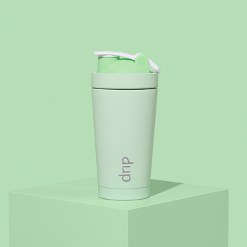 Minted Matcha Stainless Steel Protein Shaker
